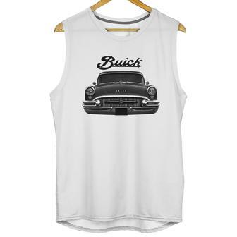 1955 Buick Front Black Unisex Tank Top | Favorety UK