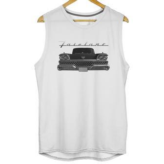 1959 Ford Fairlane Front Black Unisex Tank Top | Favorety AU