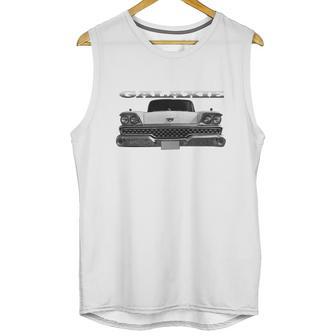 1959 Ford Galaxie Front White Unisex Tank Top | Favorety CA