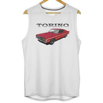 1969 Ford Torino Gt Front Red Unisex Tank Top | Favorety AU