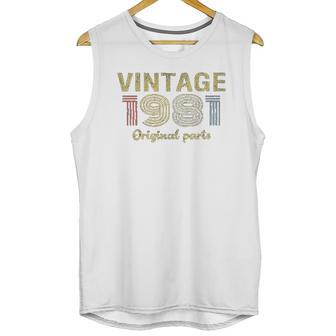 40Th Birthday Gift Retro Birthday Vintage 1981 Unisex Tank Top | Favorety UK