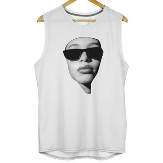 Aaliyah In Glasses Unisex Tank Top | Favorety AU