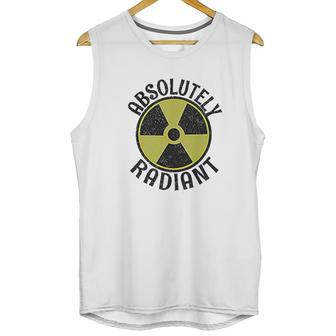 Absolutely Radiant Nuclear Radioactive Sign Unisex Tank Top | Favorety