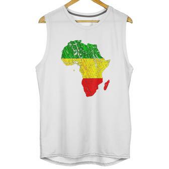 Africa Map Reggae Rasta Unisex Tank Top | Favorety UK