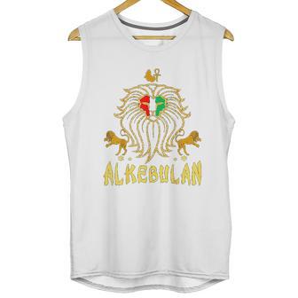 African Lion Rbg Ankh Alkebulan Kemetic Unisex Tank Top | Favorety