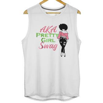 Aka Pretty Girl Swag Alpha Sorority Kappa Pink Gift Unisex Tank Top | Favorety UK