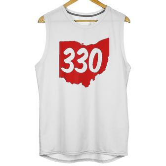 Akron Warren Canton Youngstown Ohio 330 Area Code Unisex Tank Top | Favorety