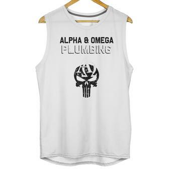 Alpha And Omega Plumbing Brian Anderson Unisex Tank Top | Favorety CA