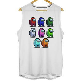 Among Us Characters Shirt Unisex Tank Top | Favorety