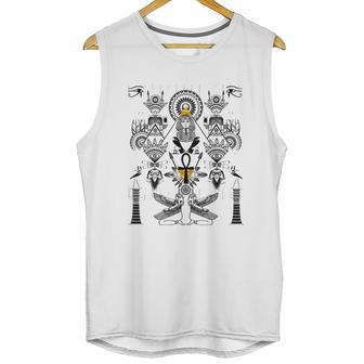 Ancient Egypt Egyptian Hieroglyphics 5 Kemetic King Unisex Tank Top | Favorety UK