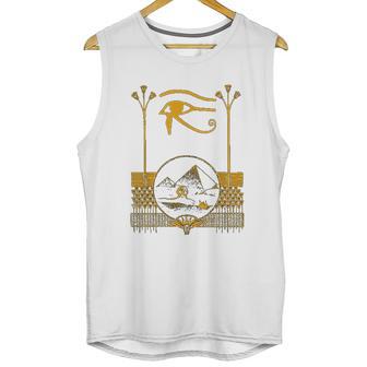 Ancient Egyptian Eye Of Horus Egypt Art Pyramid Unisex Tank Top | Favorety UK