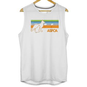 Aspca Retro Dog And Cat Unisex Tank Top | Favorety