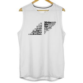 Avicii Logo - Song Names Typography Unisex Tank Top | Favorety UK