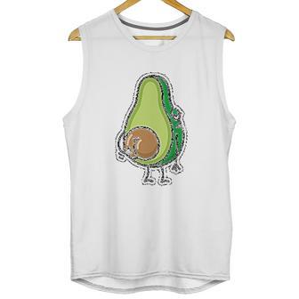 Avocado Seed Fat Funny Vegan Big Scratching Unisex Tank Top | Favorety DE