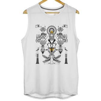 Ayahuasca Dmt Psychedelic Inspiration Egyptian Unisex Tank Top | Favorety AU