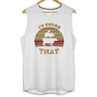 Hisayhe Id That Funny Bbq Grilling Party Vintage Gift Unisex Tank Top | Favorety DE