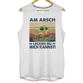 Baby Yoda Am Arsch Lecken Du Mich Kannst Vintage Shirt Mf Unisex Tank Top | Favorety CA