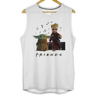 Baby Yoda And Baby Groot Friends Unisex Tank Top | Favorety DE