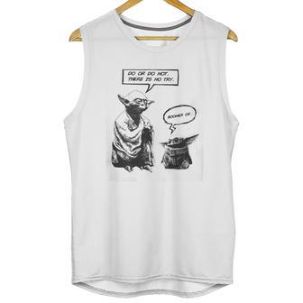 Baby Yoda And Master Yoda Water Reflection Best Sweater Unisex Tank Top | Favorety DE