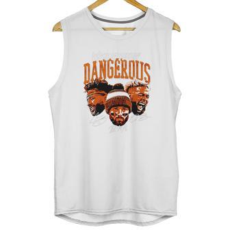 Baker Mayfield Woke Up Feeling Dangerous Unisex Tank Top | Favorety