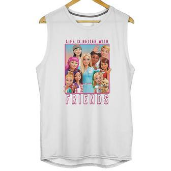 Barbie Dreamhouse Adventures With Friends Unisex Tank Top | Favorety