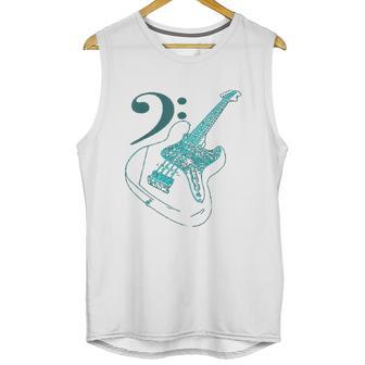 Bass With Clef Neon Bassists Bass Player Unisex Tank Top | Favorety CA