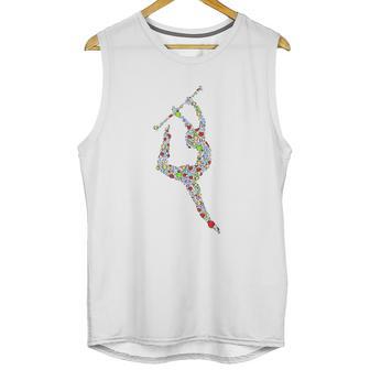 Baton Twirling Girl Silhouette Gift Twirler Gifts Unisex Tank Top | Favorety DE