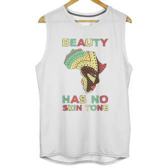 Beauty Has No Skin Tone Afro African American Pride People Unisex Tank Top | Favorety UK