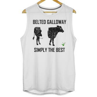 Belted Galloway Simply The Best Vintage Cow Gift Unisex Tank Top | Favorety