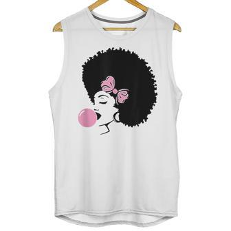 Black Girl With Bubble Gum Unisex Tank Top | Favorety UK