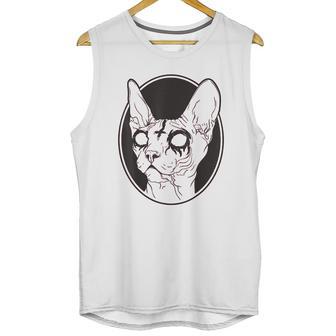 Black Metal Sphynx Cat I Pastel Goth And Death Metal Unisex Tank Top | Favorety AU