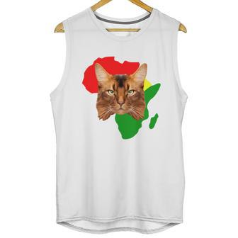 Black History Month African Map Somali Gift For Pet Lovers Proud Black Unisex Tank Top | Favorety UK