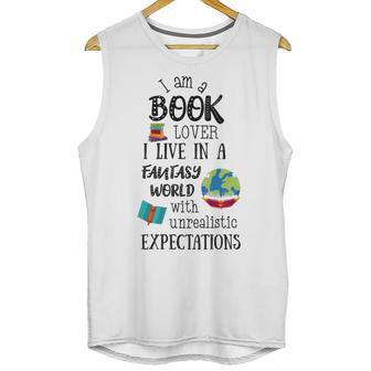 I Am A Book Lover In A Fantasy World Unisex Tank Top | Favorety UK