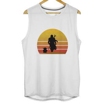 Bounty Hunter And Baby Mandalorian Unisex Tank Top | Favorety CA