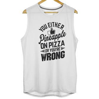 Brisco Brands Like Pineapple Pizza Debate Opinion Funny Unisex Tank Top | Favorety CA