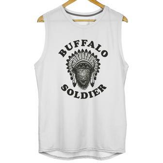 Buffalo Soldier Reggae Music Cool Vintage Bob Rastafarian Lion Marley Graphic Unisex Tank Top | Favorety CA