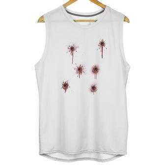 Bullet Holes Costume Unisex Tank Top | Favorety UK