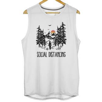 Camping Hiking Outdoors Social Distancing Unisex Tank Top | Favorety AU