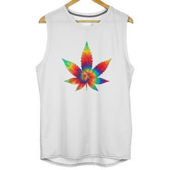 Cannabis Tie Dye Hippie Stoner Gift Unisex Tank Top | Favorety CA