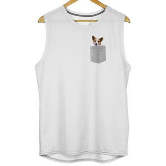 Cardigan Welsh Corgi Dog In Your Pocke Unisex Tank Top | Favorety CA