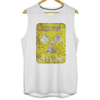 Caution Radioactive Radiation Hazard Nuclear Warning Sign Unisex Tank Top | Favorety DE