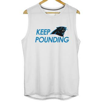 Check Out This Awesome Carolina Panthers Shirts Keep Pounding Unisex Tank Top | Favorety DE