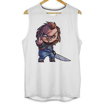 Chucky Middle Finger Unisex Tank Top | Favorety AU