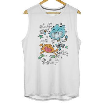 Cn The Amazing World Of Gumball And Darwin Sketches Unisex Tank Top | Favorety UK