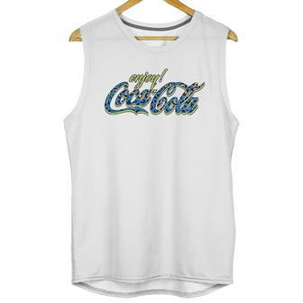 Cocacola 80S Leopard Unisex Tank Top | Favorety