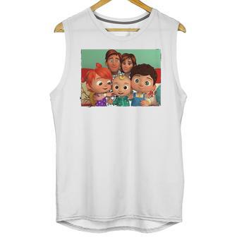 Cocomelon Family Graphic Unisex Tank Top | Favorety