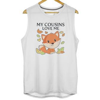 My Cousins Love Me Little Fox Baby Unisex Tank Top | Favorety