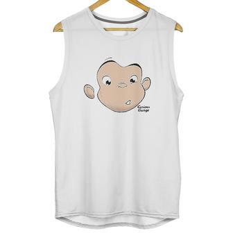 Curious George Face Unisex Tank Top | Favorety