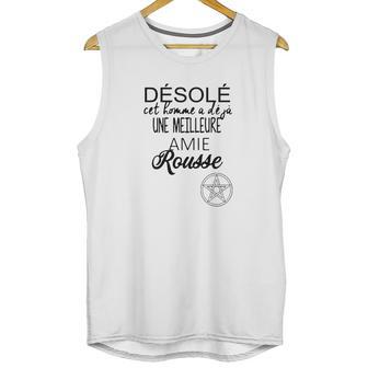 Désolé Cet Homme A Déjà Une Meilleure Amie Rousse Unisex Tank Top | Favorety AU