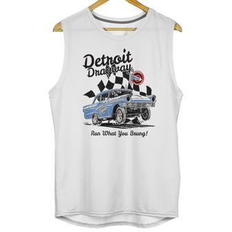 Detroit Dragway Run What You Brung Gasser Unisex Tank Top | Favorety DE